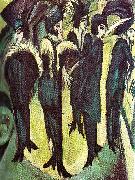 fem kvinnor pa gatan, Ernst Ludwig Kirchner